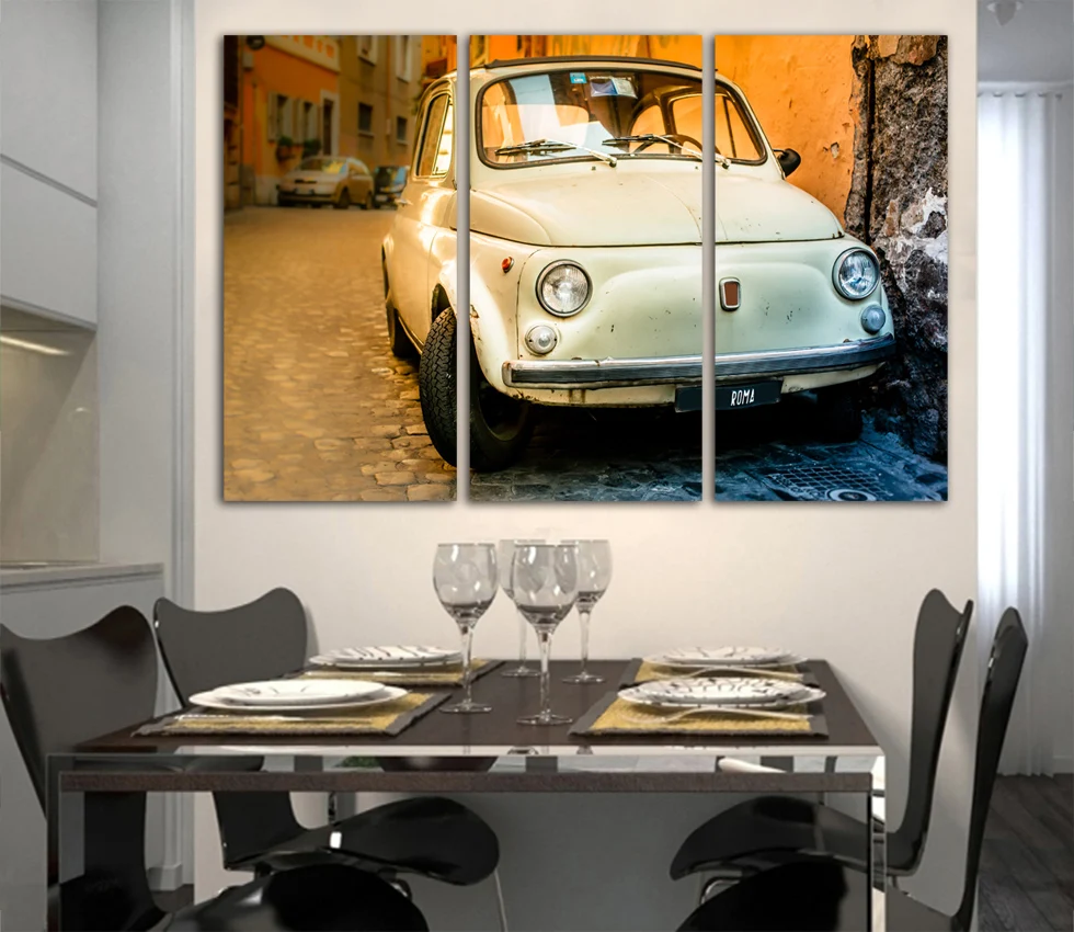 

2017 New Sell like hot cakes Printed Volkswagen Beetle Car Poster Canvas Painting Modern Wall For Living Room Unframed FA293