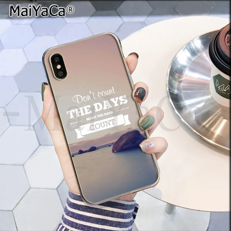 MaiYaCa с мотивами ислама цитаты защитный мобильный телефон чехол для Apple iPhone 8 7 6 6S Plus