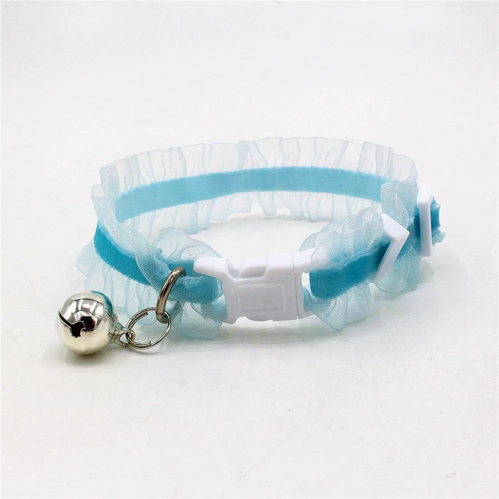 PipiFren Small Cats Collars bell Kitten Dogs Accessories Necklace For Pets Collars puppy Chihuahua collier chat obroza dla kota