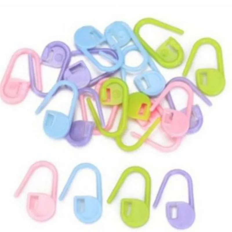 

50pcs Plastic Markers Holder Needle Craft Knitting Crochet
