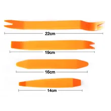 Профессиональный 4 шт. оранжевый ABS автомобильный аудио дверной зажим панель отделка тире авто радио удаление Pry инструменты набор удаление панели автомобиля инструмент