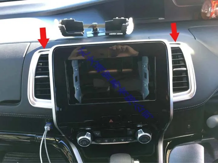 Хромированная матовая крышка на вентиляционное отверстие для NISSAN SERENA C27 2017 2018 2019
