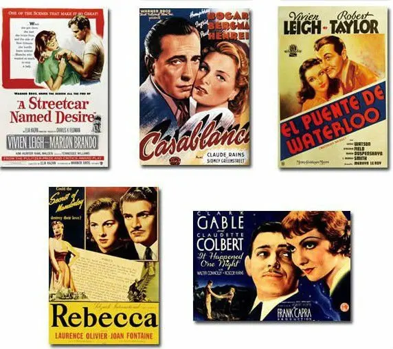 Postcards/ Classic Old Movie Poster/ Vintage post card set / Greeting