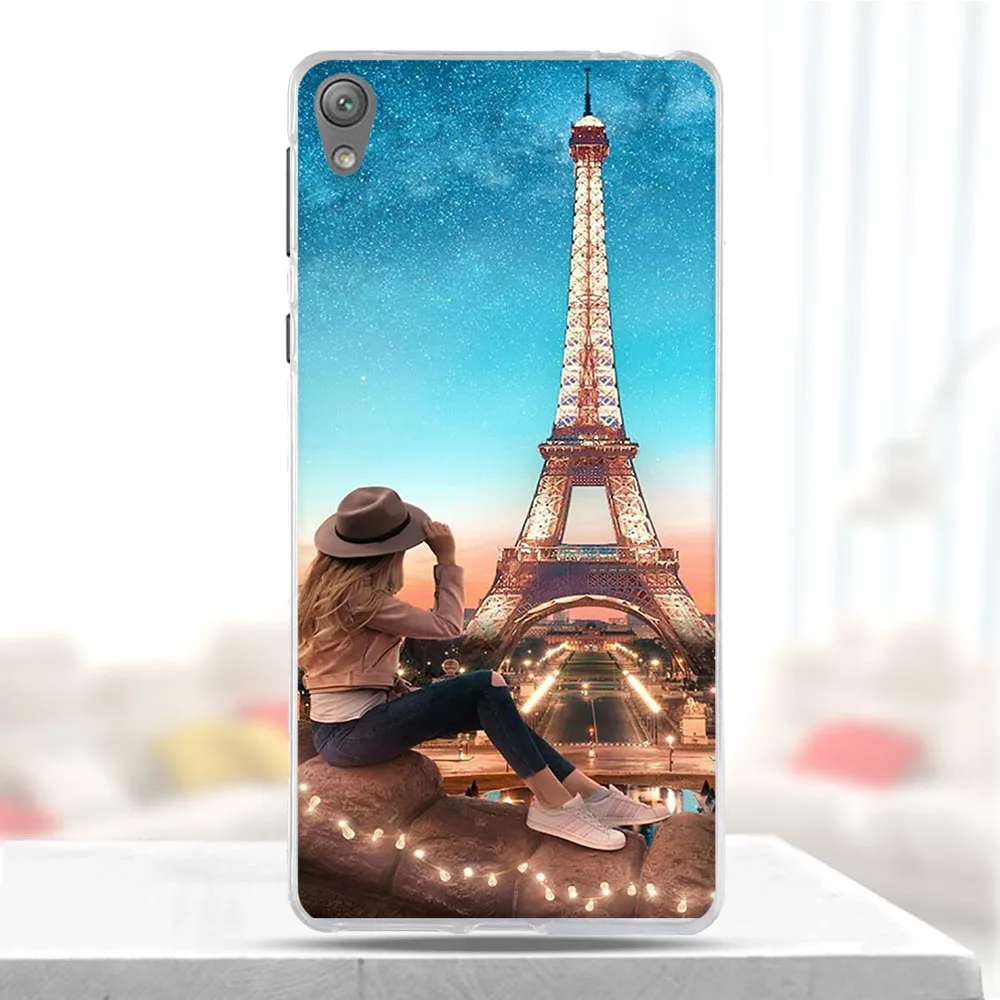 Силиконовый чехол для Sony Xperia E5 F3311 F3313 окрашенная защитная задняя крышка