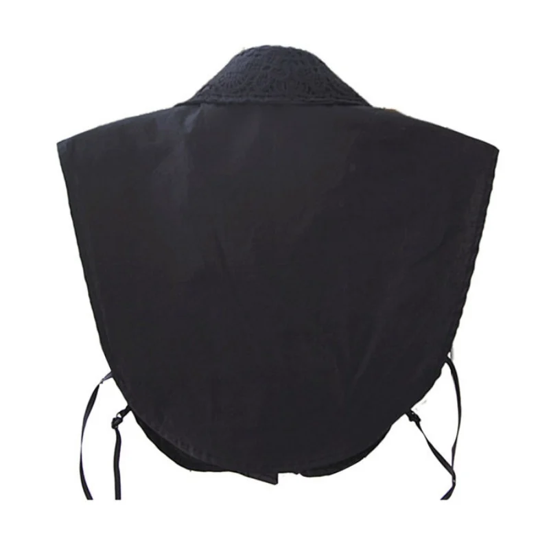 Women Vintage Fake Lace Shirt Blouse Peter Pan Detachable Collar Tie 3 Colors Blouses