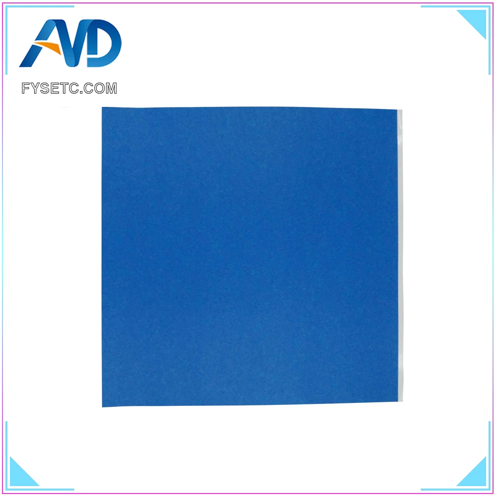 5 шт. нагревательная кровать синяя монтажная плата 220*220 мм с резиновым клейкое вещество бумага для Wanhao i3 Anet A8 A6 Ender 5