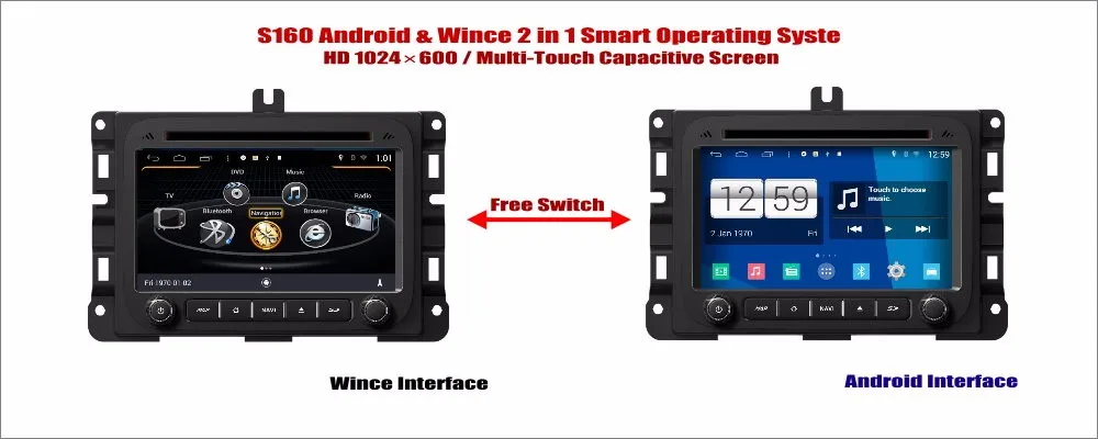 Sale YESSUN For Dodge RAM 2013~2014 Car Android Multimedia Radio CD DVD Player GPS Navi Map Navigation Audio Video Stereo S160 System 9