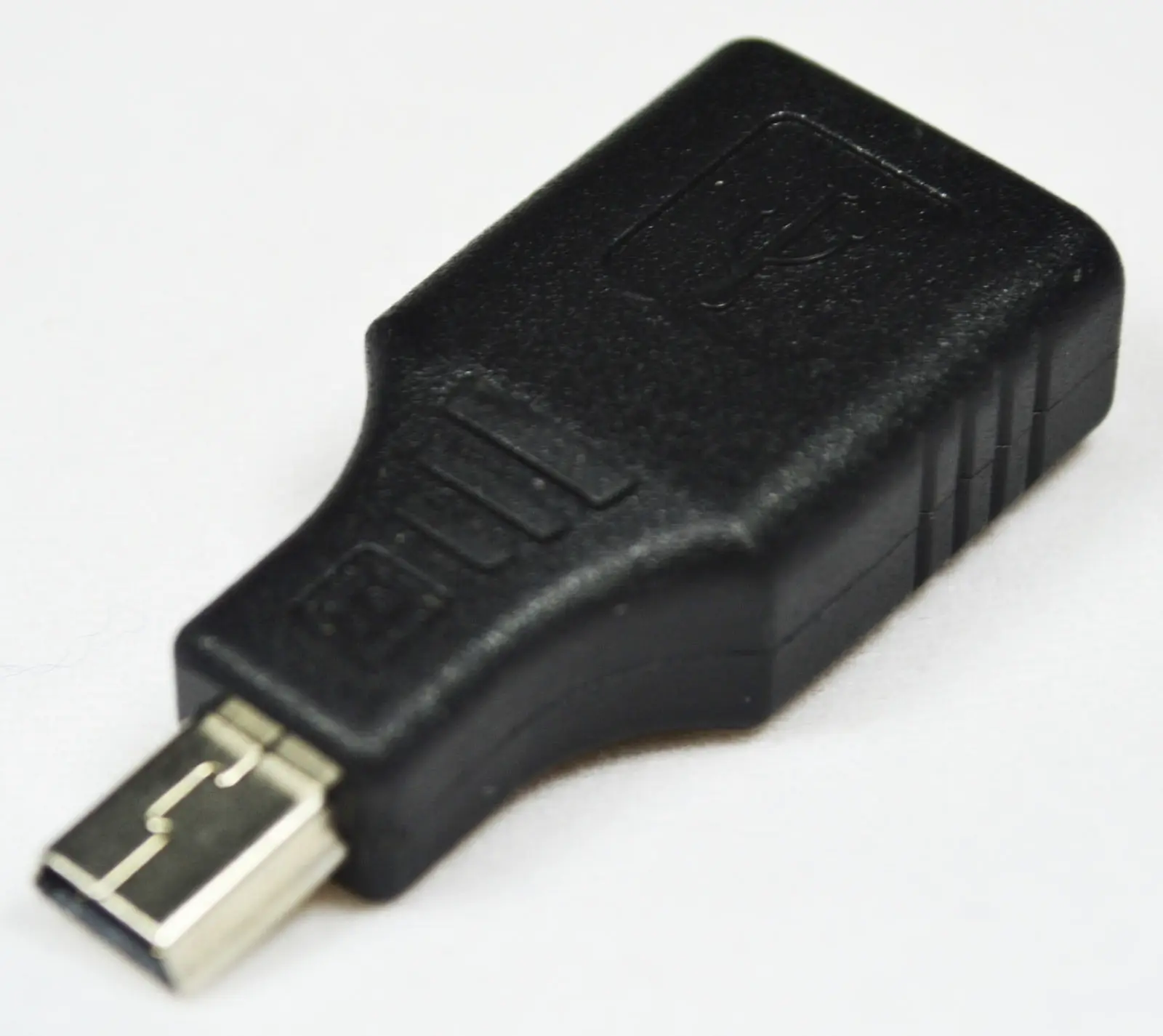 

50 шт./лот USB 2,0 A Разъем «мама» к Мини USB B 5-контактный штекер OTG адаптер Коннектор F/M оптовая продажа