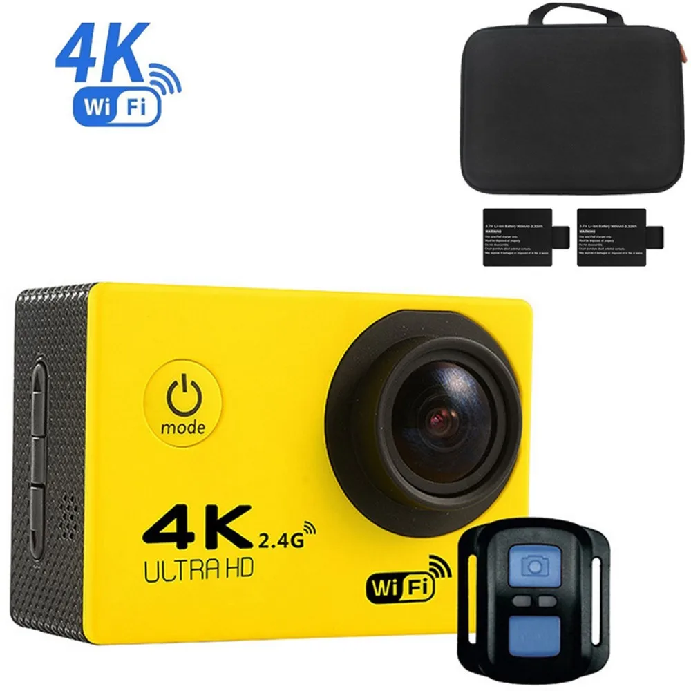 

Outdoor Waterproof Camera HD Sports Action Cameras DV Camcorder 170 Degree Wide-angle Lens 2.0 Inch Screen Mini Video Recorder