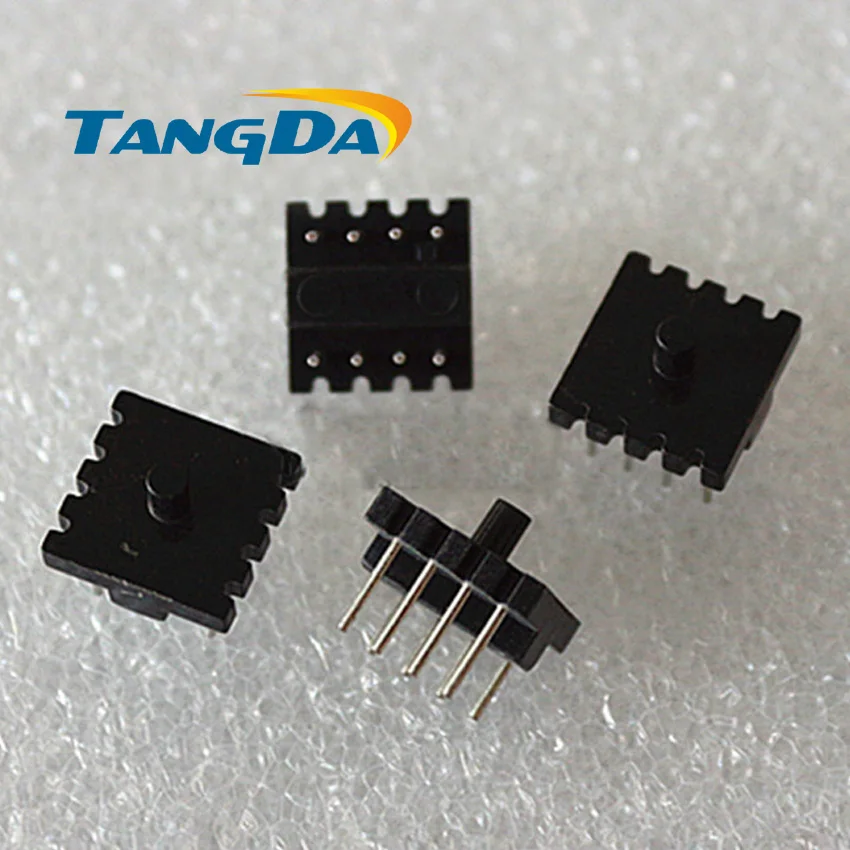 Tangda bobbin base holder 12*12mm 4+4pin 8p transformer Common mode