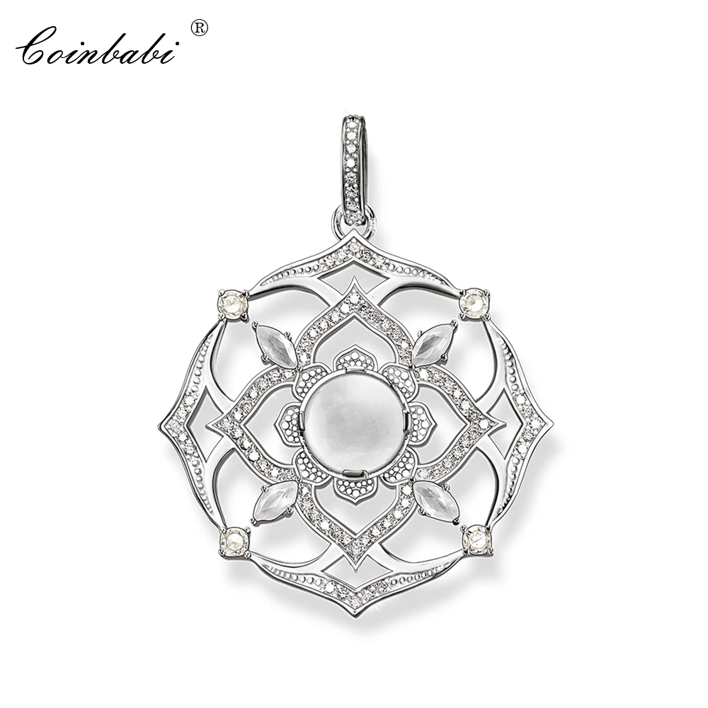 

Pendant Crown Chakra Flower For Women Girls 2018 Summer New Trendy Gift Thomas Style 925 Sterling Silver Jewelry Fit Ts Necklace