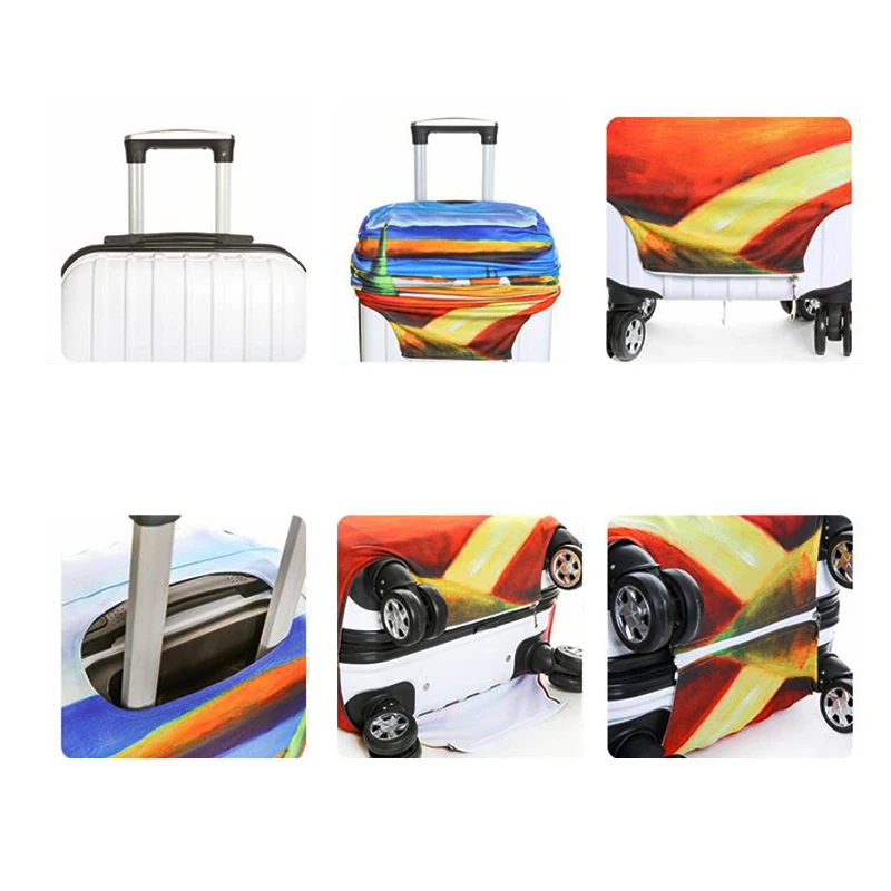 SEREQI new travel thickening stretch giraffe trunk lid suitable for 18-32 inch luggage suitcase dust cover travel accessories SEREQI new travel thickening stretch giraffe trunk lid suitable for 18-32 inch luggage suitcase dust cover travel accessories