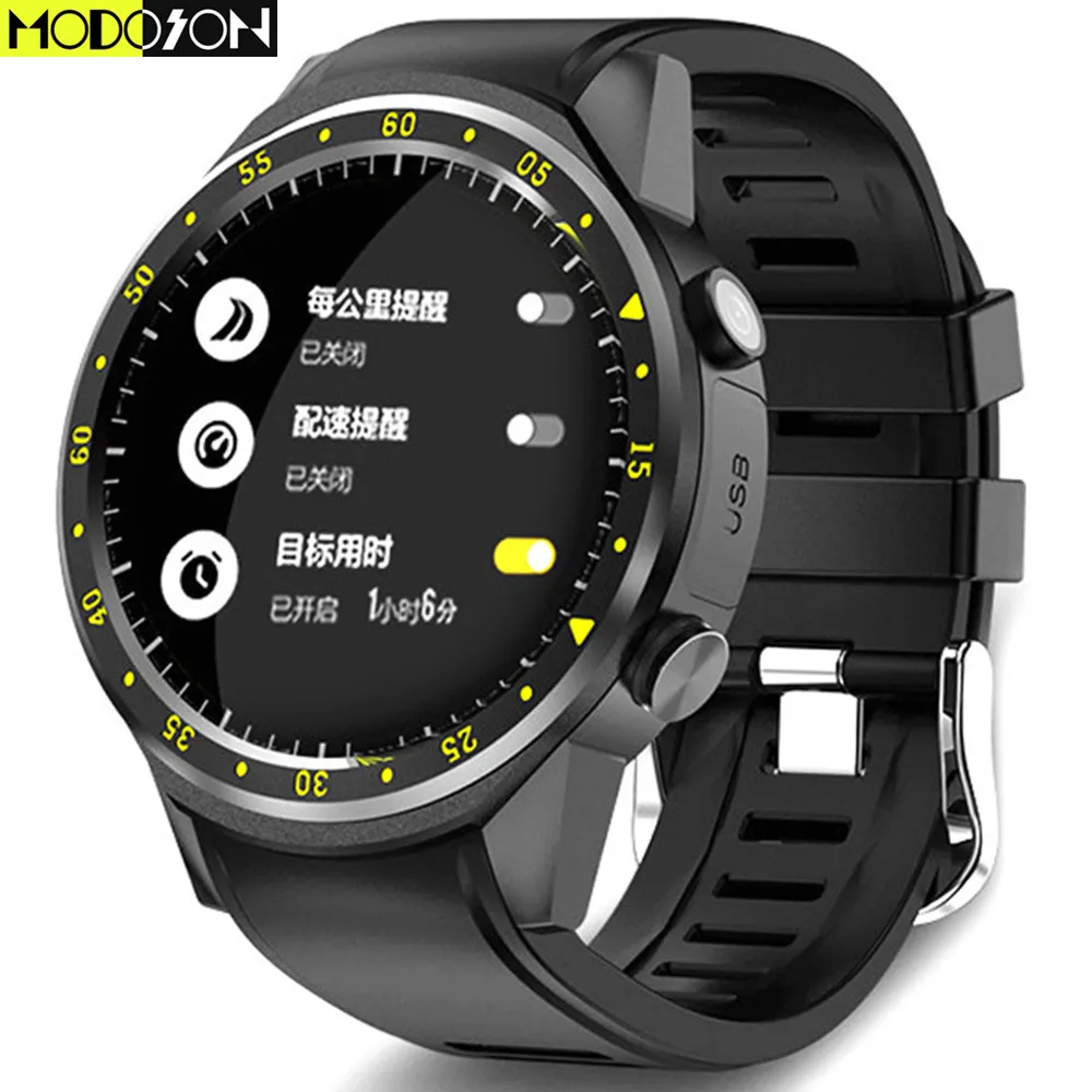 Умные часы MODOSON F1 с GPS пульсометром фитнес трекером Смарт для Samsung Huawei Xiaomi ios Apple iphone