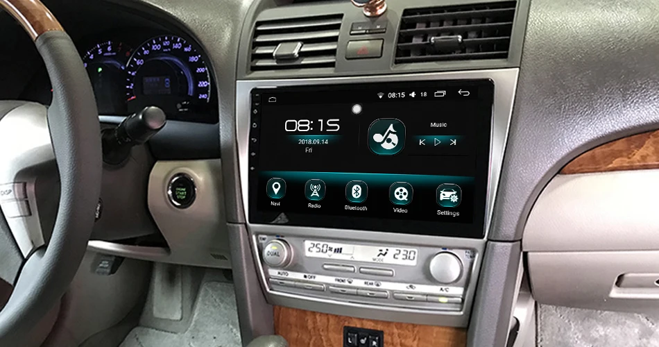 Best Idoing 10.2"Car Android 8.1 Radio Multimedia Player For Toyota Camry 2006-2011 4G+64G Octa Core 2.5D IPS GPS Navigation no 2 din 5