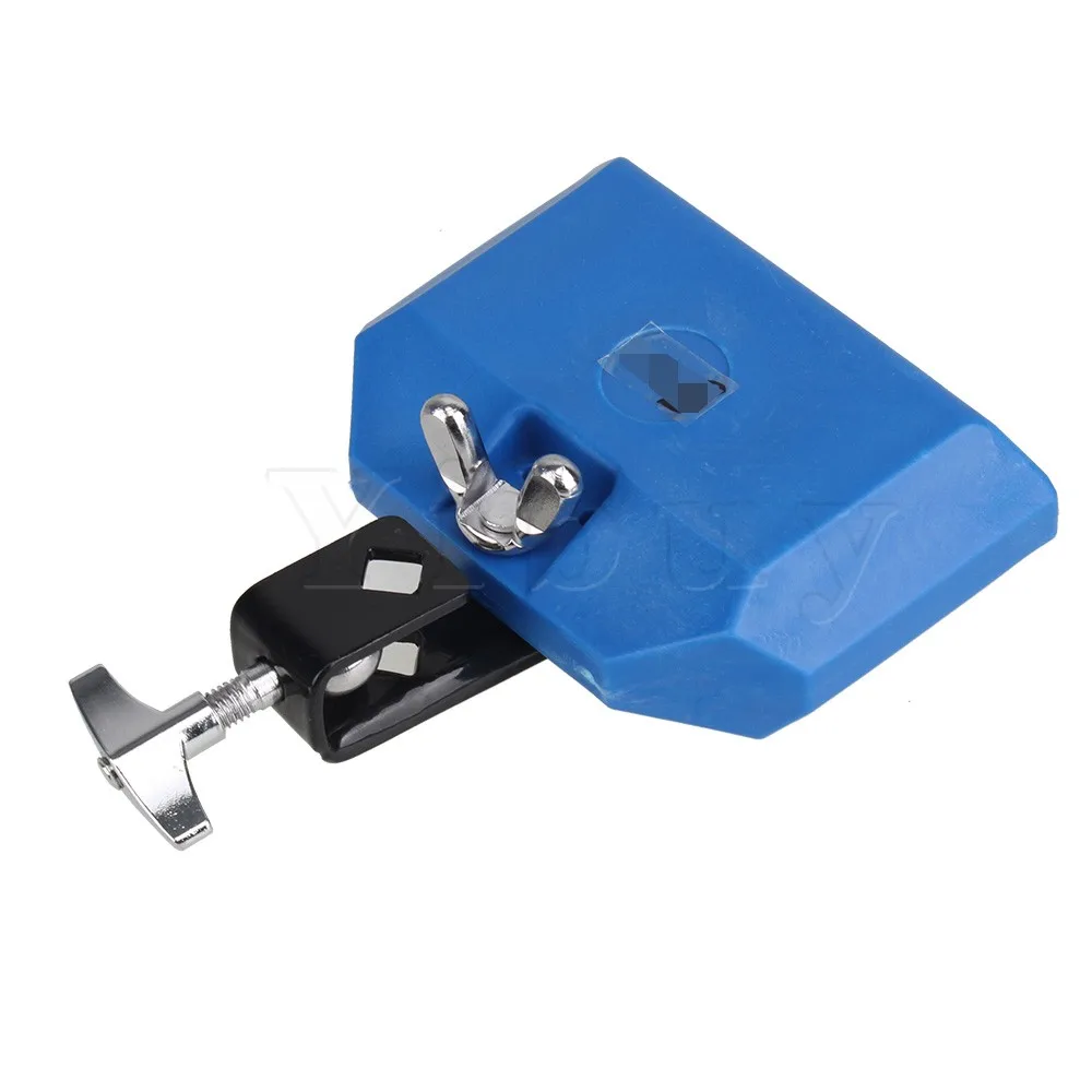 

Yibuy Modern High Pitched Plastic Percussion Instruments Block Integral Clamp Blue