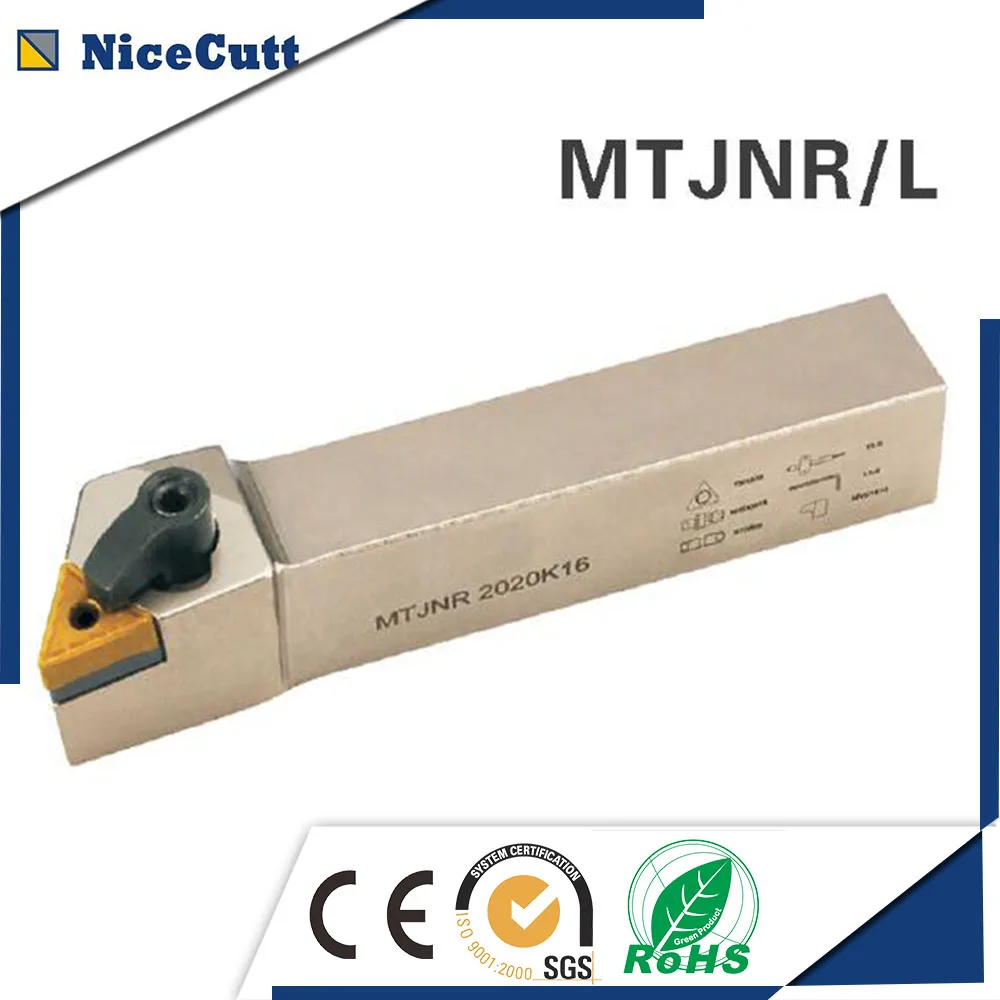 

FOR Free Shipping MTJNR3232P22 Nicecutt External Turning Tool Holder for CNMG insert Lathe Tool Holder