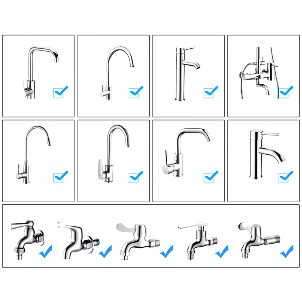 Экономичная Насадка для кухонного водопроводного крана, кран для экономии воды в ванной комнате, фильтр с поворотной головкой, экономичный
