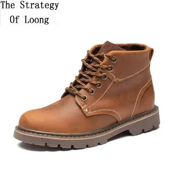

Women Boots Genuine Leather Couples Ankle Boots for Women Suede Ladies Boots for Spring Autumn Shoes Female Booties 190611