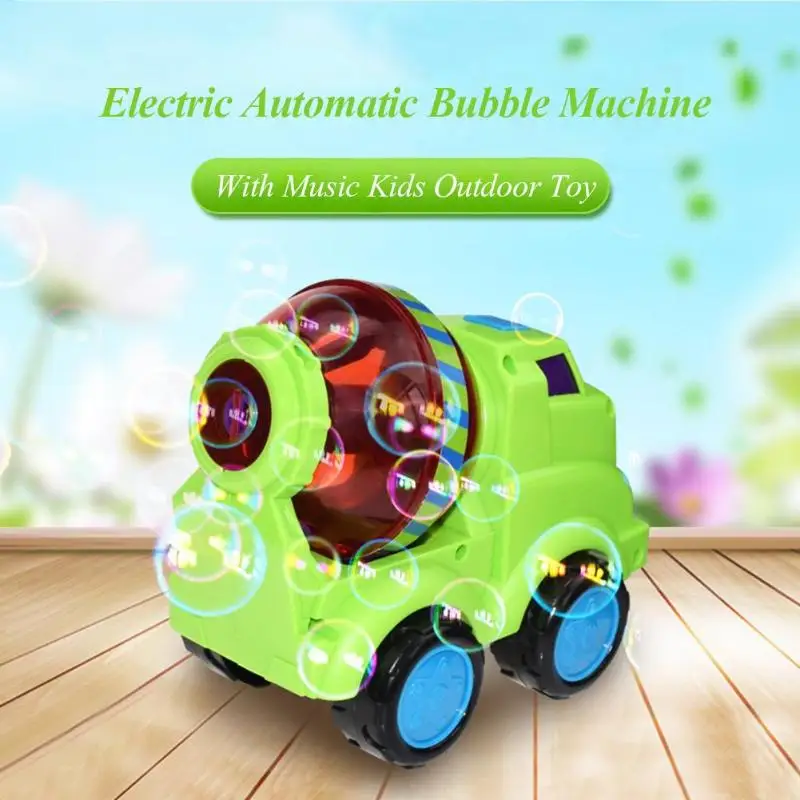 Детское наружное устройство для мыльных пузырей в подарок, автомобильная форма, электрическая автоматическая машина для пузырей с
