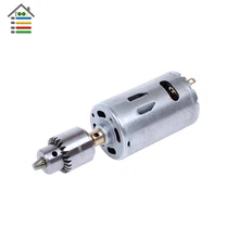 Mini DC 24V Electric Hand Drill Motor PCB Press Drilling Compact Set with 10pcs 0 5