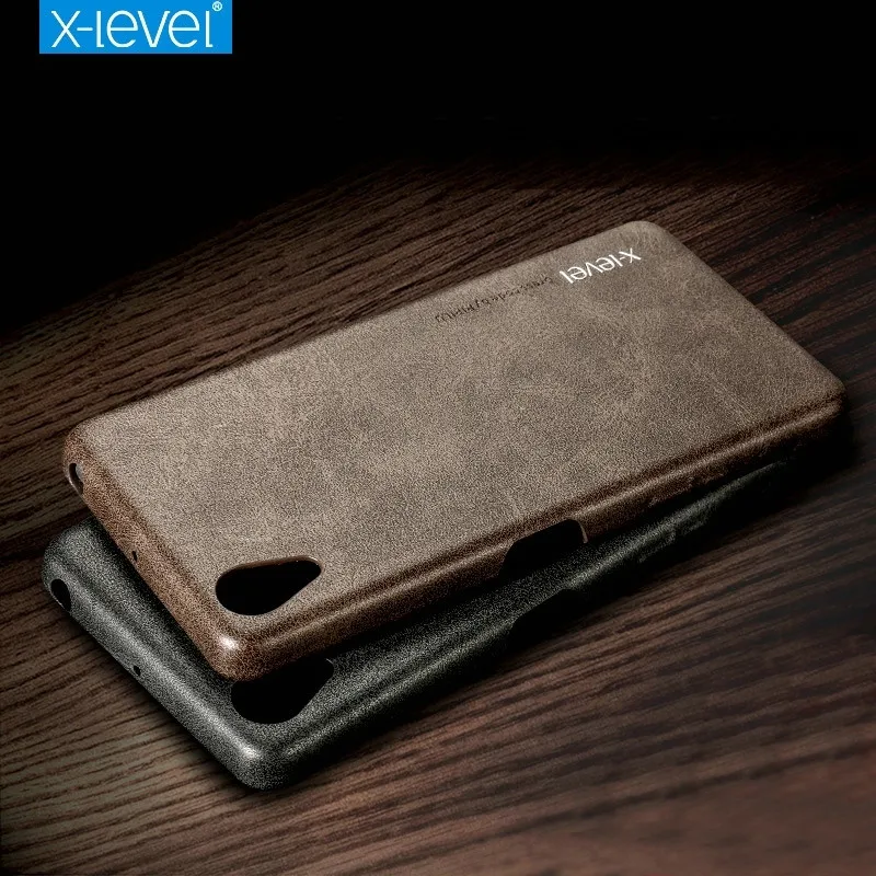 X Level For Sony Xperia X Performance Case Retro Luxury PU Leather Back Cover Slim Fundas