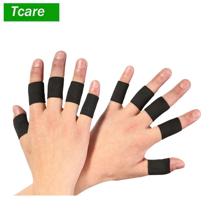 20pcs 2set Finger Sleeves Support Thumb Brace Protector Breathable Elastic Finger Tape For Basketball Tennis Baseball Cricket Braces Supports Aliexpress