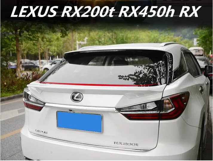ABS праймер заднего крыла багажника спойлер для LEXUS RX200t RX450h RX 2016 2017 Быстрая