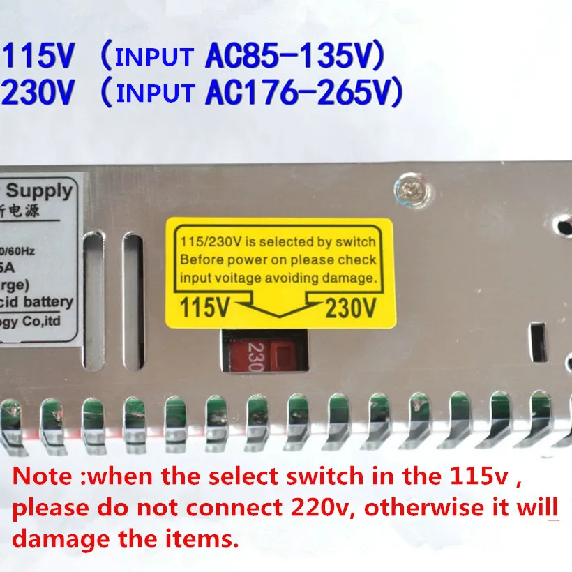 Импульсный источник питания 48 В 350 Вт стандартное зарядное устройство для