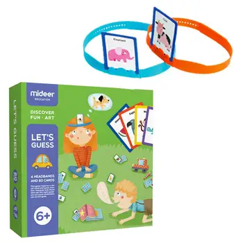 

Let's Guess Cognitive Card Board Game You Draw Me Guess Parent-Child Interactive Game Children's Puzzle Cognitive Card Toy Set