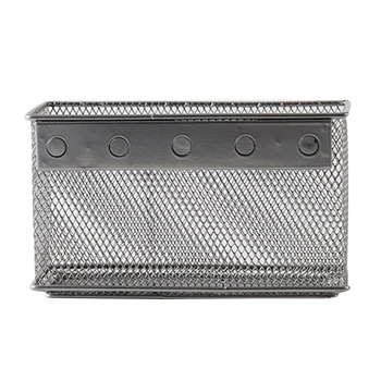 

1PC Hollow Metal Storage Basket Fridge Magnet Shelf Storage Rack for Cling Film Peeler Scissors Kitchen Gadgets