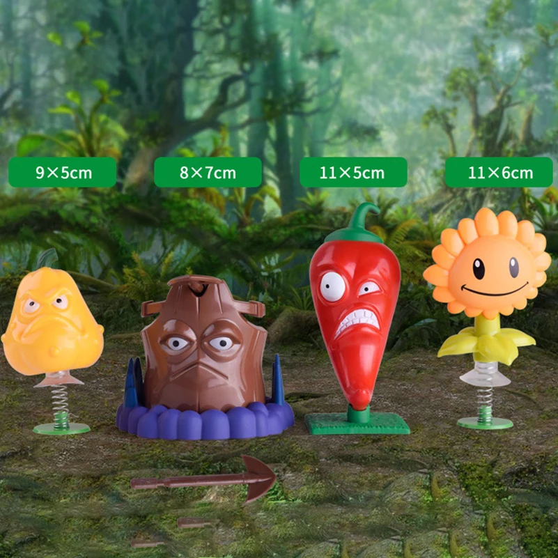 1 Set Plants vs Zombies Action Figure Toys Plastic Plants vs Zombies Puppets kit for Children Collection