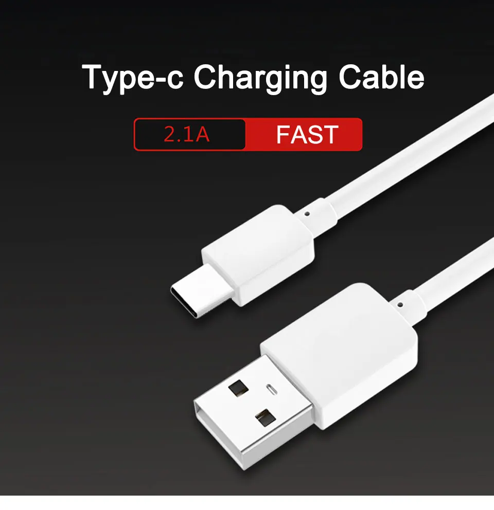 USB Type C Cable UBS-C 2A Fast Charging Type-C Cable Sync Data Cable for Samsung Note 8S8 Huawei P109 Xiaomi MI56 (1)