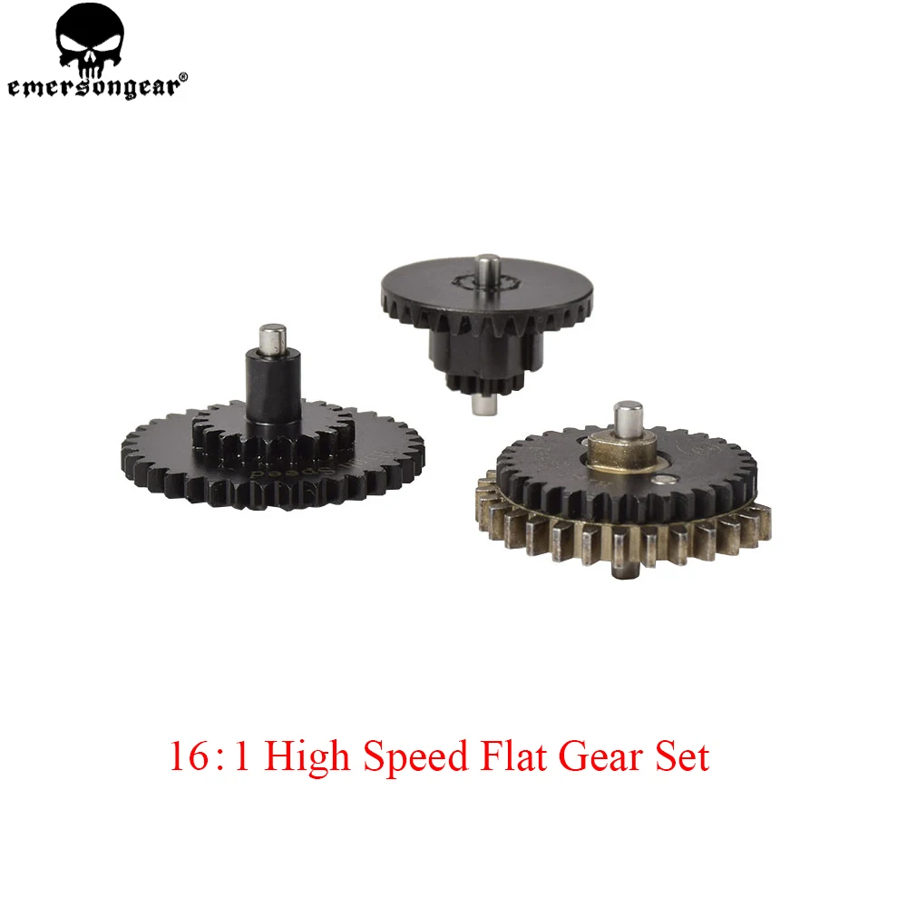 

EMERSONGEAR 16: 1 High Speed Flat Gear Set High Speed Gear Set for Ver.2 / 3 AEG Airsoft Gun Box Hunting Accessories BD1211