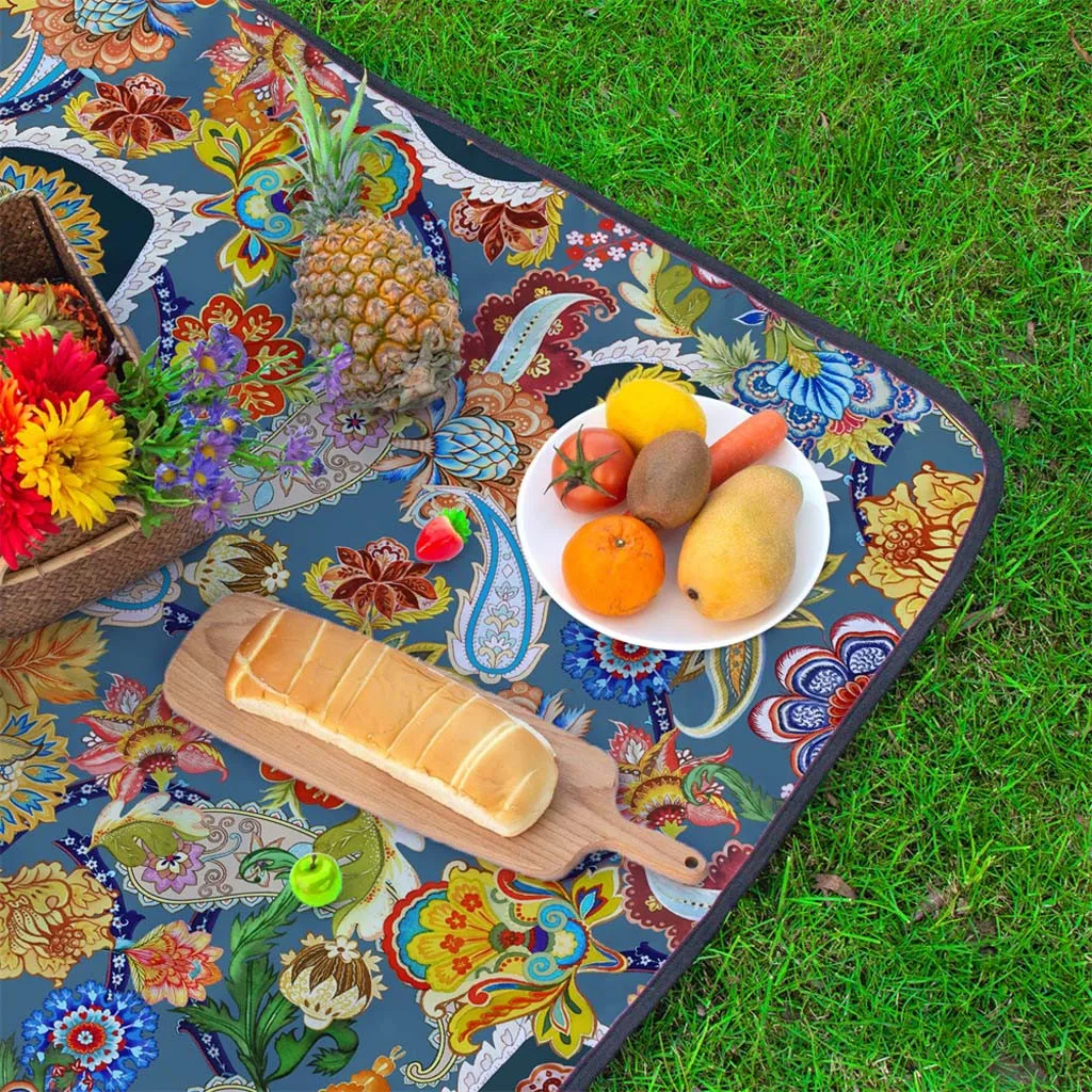 Водонепроницаемый покрывало для пикника на природе походный плед складной путешествий пляжное подстилка, одеяло для пикника пикники пляжи Кемпинг парки концерта