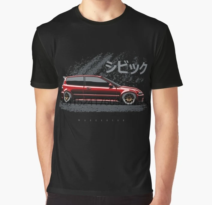 

All Over Print Men t shirt Funny tshirt Civic EG Graphic Women T-Shirt