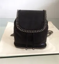 2016 real picture factory outlet backpack Fashion classical luxury lady chain bag pvc personality bag