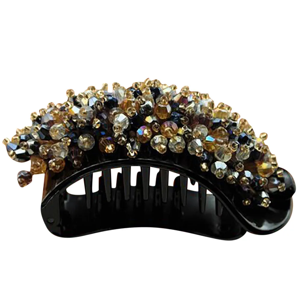 

Women Girls Hair Claws Clamps Acrylic Full Crystal Hair Clip Fashion Rhinestone Hairpin Hair Crab Barrettes Hair Accessories