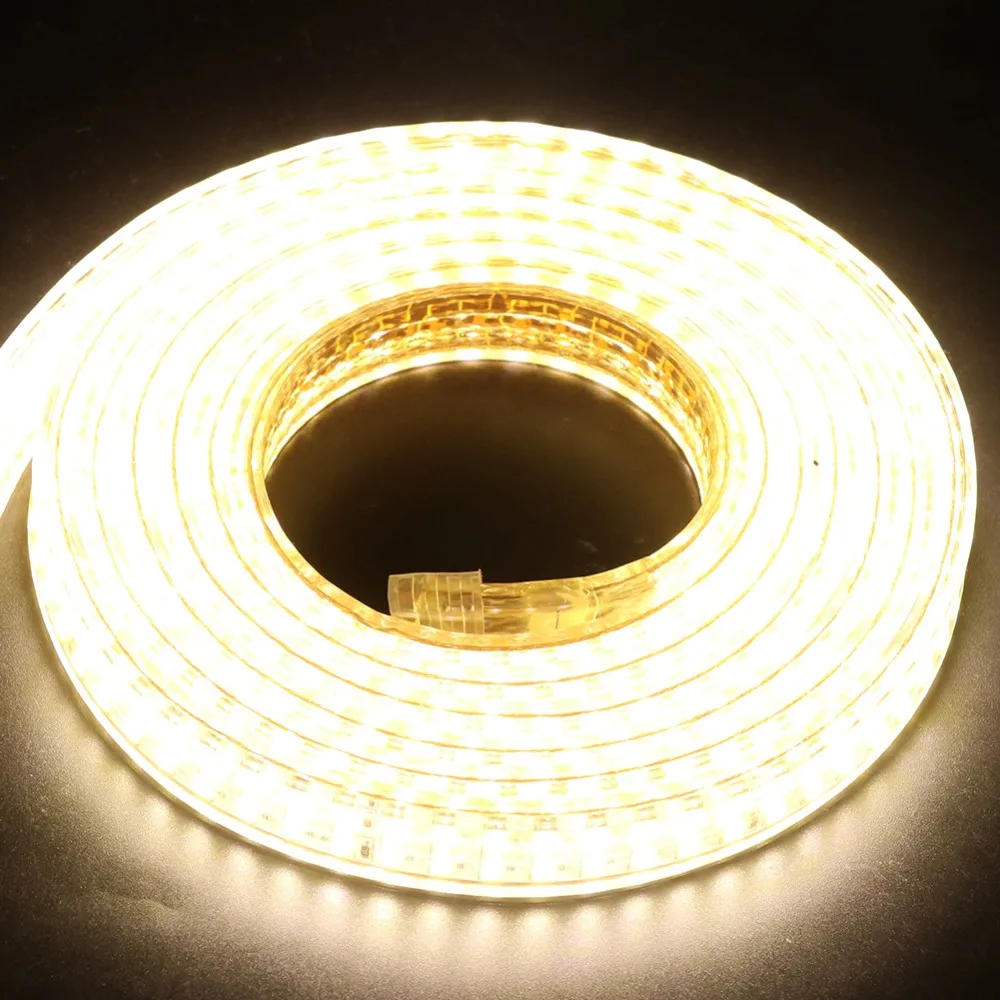 XUNATA 276Led s/m SMD 2835 Светодиодная лента 220 В 50 см режущаяся трехрядная