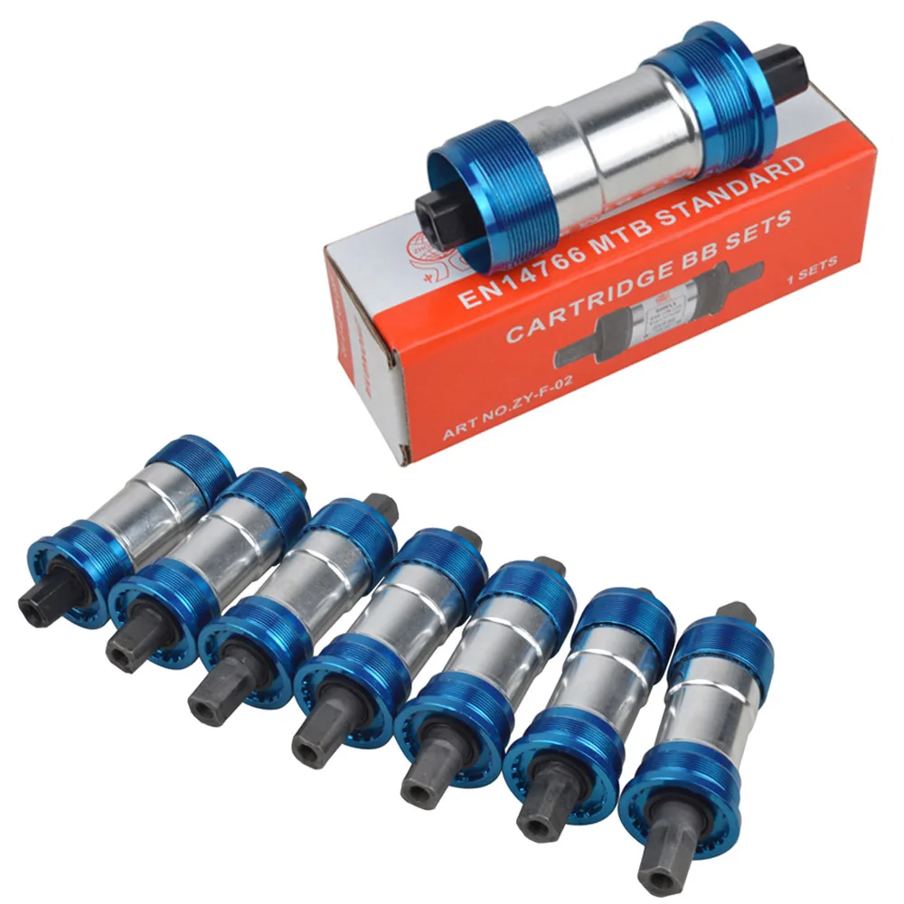 

Bicycle Bottom Bracket Axis ZHONGYE 103 107 110 113 115/6 118 120 122 124 127MM Square Hole Crank Axis with Waterproof Screws