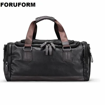 

Men PU Leather Messenger Bag Large Capacity Multifunctional Casual PU Travel Bag Handbag Men Shoulder Bag LI-2366