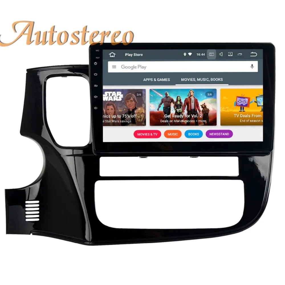 Best Autostereo Android 9 Car GPS navigation For Mitsubishi OUTLANDER 2014 2015 2016 2017 multimedia SatNAV no DVD player head unit 5