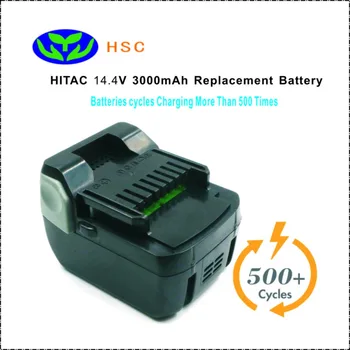 

3000mAh 18650 battery pack HIT14.4C Li-ion Battery 14.4V Replacement HITAC BSL1415 BSL1430 329901 Battery pack14.4V