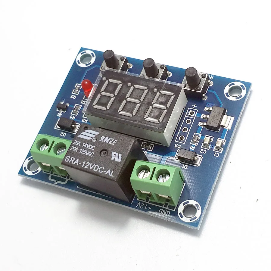 0 999 minutes countdown timer switch board with power off memory