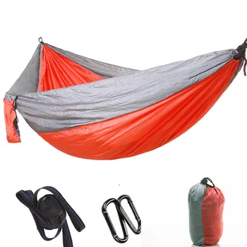 

Stong Portable Picnic Hammock Double Person Nylon Outdoor Camping Survival Hammock Swing Hunting Hanging Beach Tree Tent