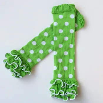 

30pair/lot Baby Dot Leg Warmer Ruffled Lace Flower Leg Warmers