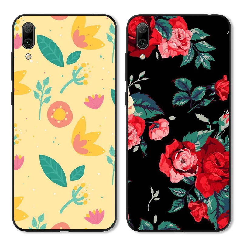 Чехол для Huawei Enjoy 9 мягкий силиконовый чехол из ТПУ с принтом Enjoy9 AL00 защитный