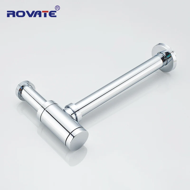 Продажа ROVATE сифон крылом бутылка ловушка дезодорант Тип бассейна труба слива воды дренаж Ванная Комната Раковина Водостоки трубки