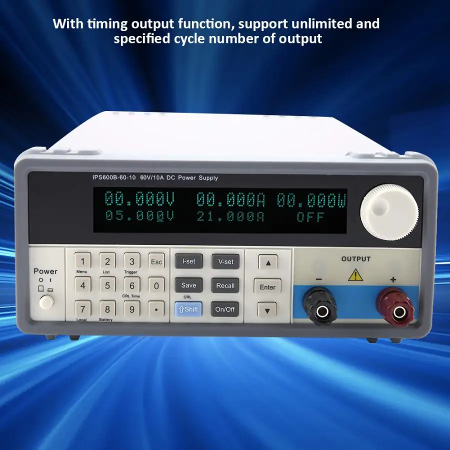 

IPS-600B-60-10 Switching Power Supply 60V 10A Programmable Power Supply EU Plug AC220V Programmable Power Supply