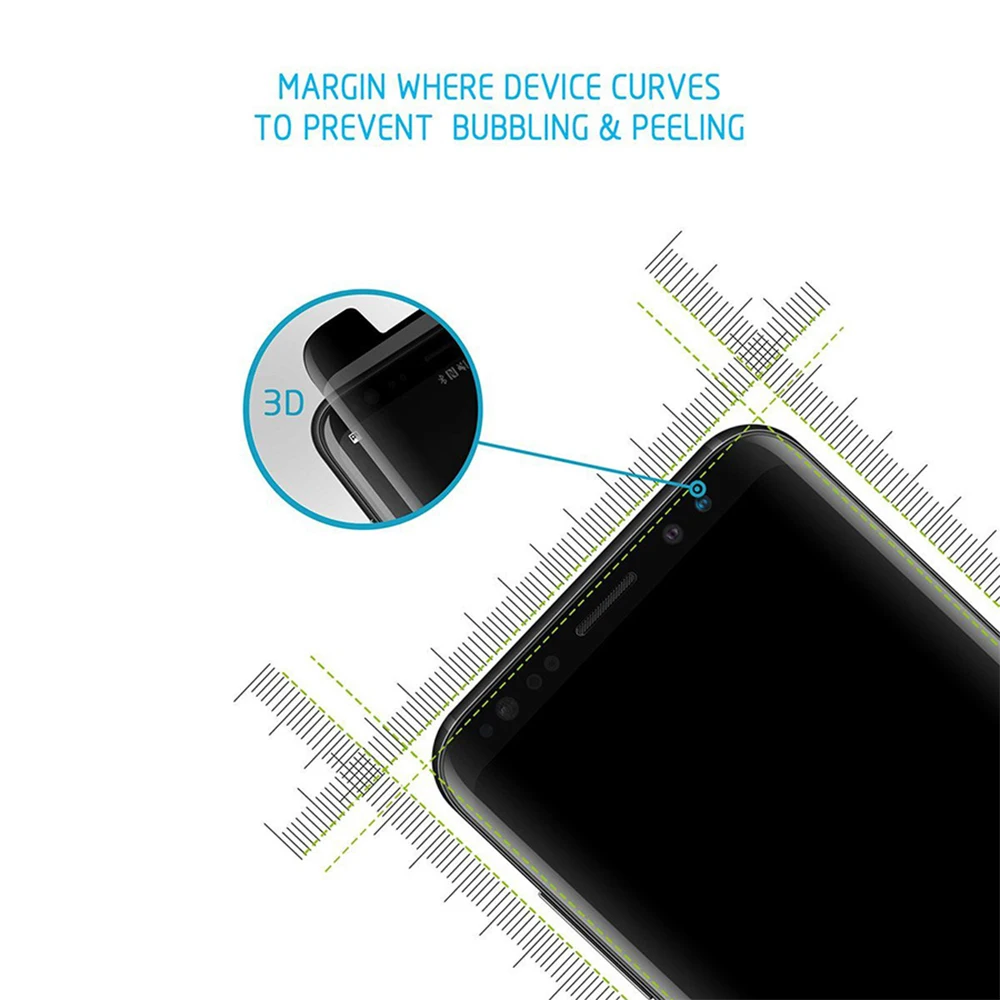 3D изогнутое полное покрытие закаленное стекло для samsung Galaxy S9 S8 Plus Note 8 9 защита конфиденциальности Анти шпионская защита экрана стеклянная пленка
