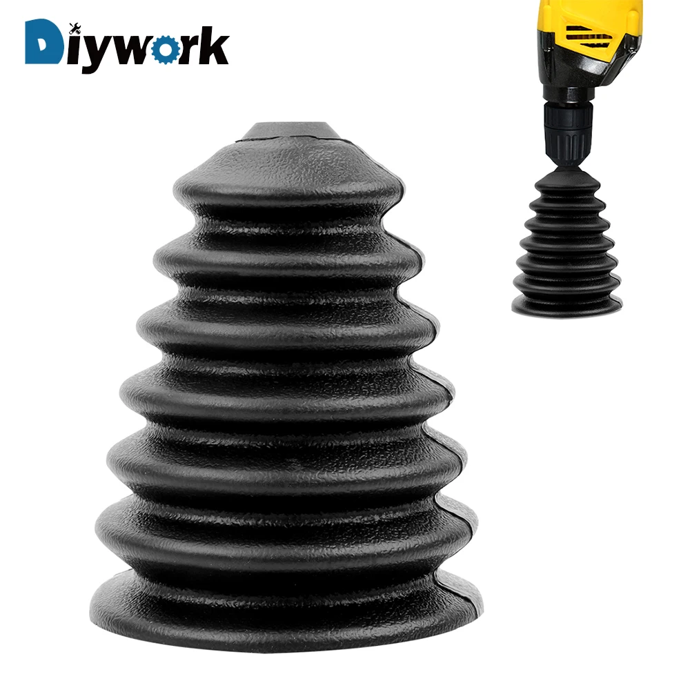 Купить DIYWORK цельнокроеное платье дрель пылесборник резиновая Пылезащитный чехол перфоратор Электрический пылесборника электродрель Dremel